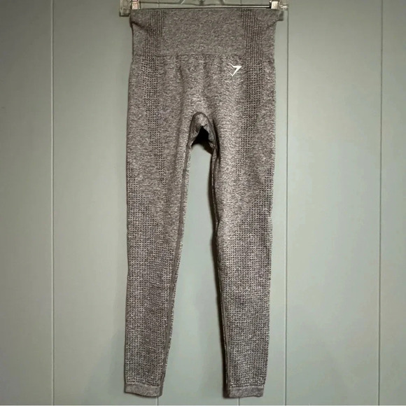 GYMSHARK Vital Seamless 2.0 High-waisted Moisture Wicking Leggings Gray Size XS - Picture 1 of 6